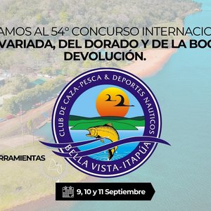 Comercial Palmera en el 54º Concurso Internacional de Pesca Variada, del Dorado y de la Boga con devolución