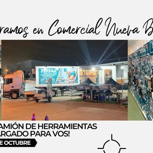 Exposición de productos Total en Comercial Nueva Bergthal