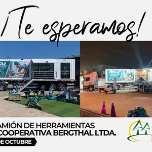 Comercial Palmera en la Cooperativa Bergthal Ltda.