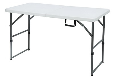 Mesa Plegable Rectangular Treska 120*60*(52-74)Cm