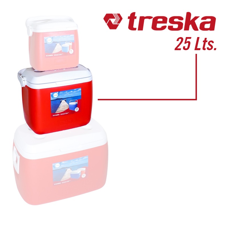 Conservadoras Treska 25 Lts Rojo